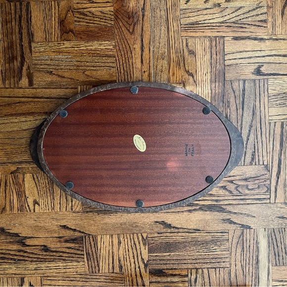 Italian Marquetry Inlaid Wood Tray MISS Bellevue - Picture 2 of 4